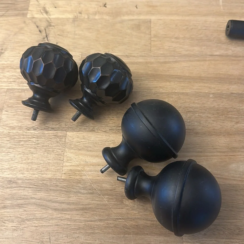 IKEA CURTAIN tieback and finial BUNDLE